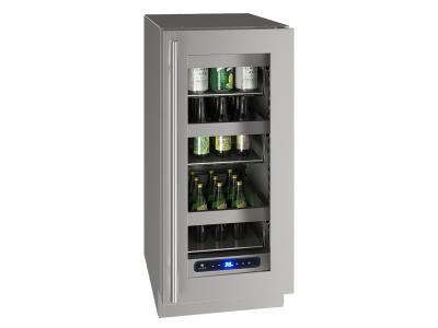 15" U-Line 5 Class Series Compact Refrigerator - UHRE515SG01A