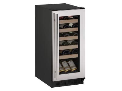 15" U-Line 1000 Series  Wine Cooler - U1215WCS00B