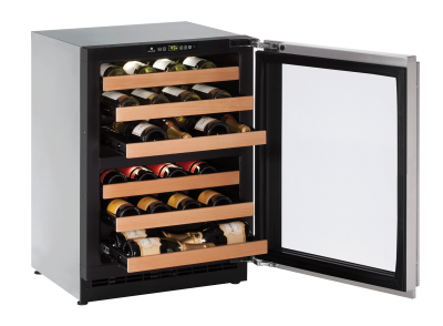 24" U-Line 2000 Series Built-In Wine Cooler - U2224ZWCINT00B