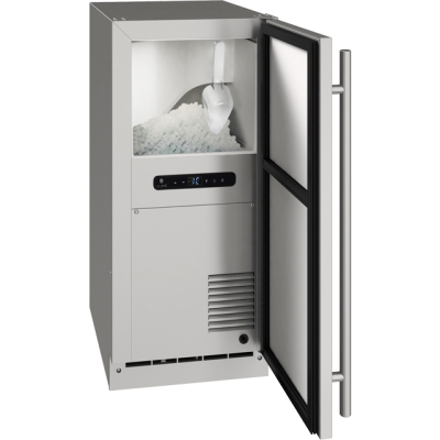 15" U-Line Outdoor Series Freestanding and Built-In Ice Maker - UONP115SS01A