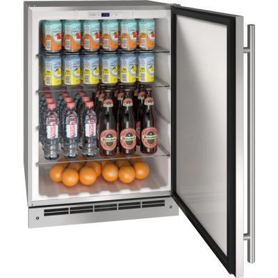 24" U-Line Outdoor Series Outdoor Compact Refrigerator - UORE124SS01A