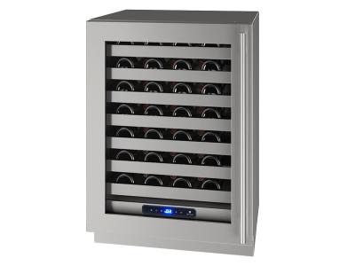 24" U-Line 5 Class Series Wine Captain Cooler Stainless Frame (with lock) - UHWC524SG51A