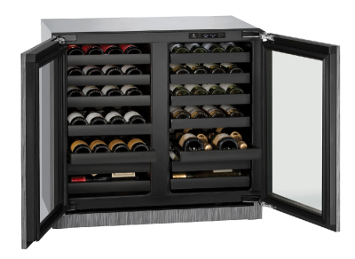 36" U-Line Modular 3000 Series Wine Cooler  - U3036WCWCS00B