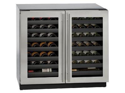 36" U-Line Modular 3000 Series Wine Cooler  - U3036WCWCS00B