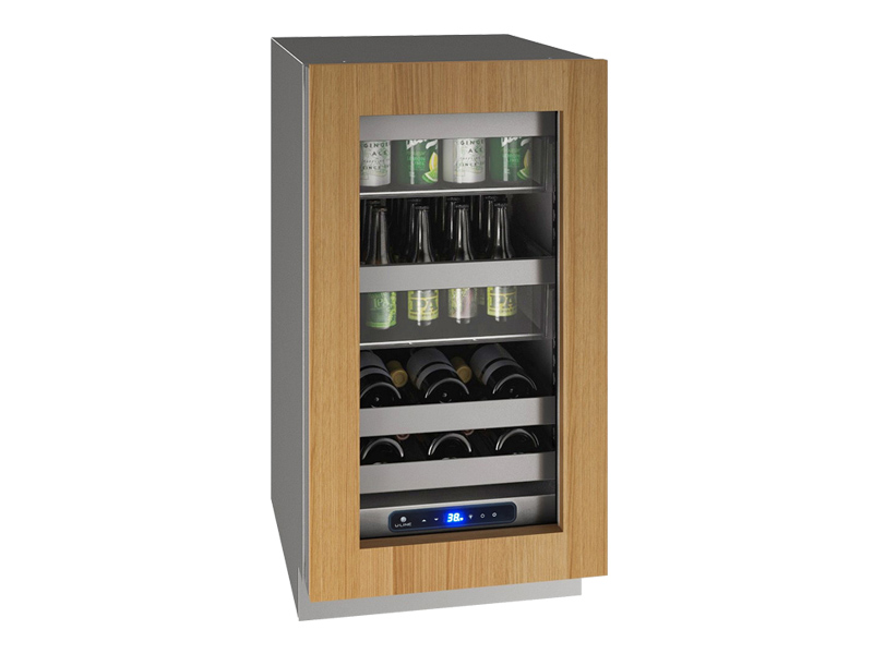 U-Line UHBV518IS01A 5 Class Series 18 Inch Freestanding or Built In Beverage Center in Panel Ready Solid 