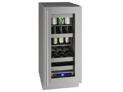 15" U-Line 5 Class Beverage Center - UHBV515SG41A