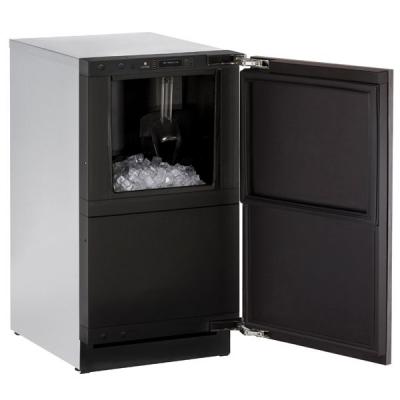 18" U-Line Clear Ice Machine With Integrated Solid Finish and Field Reversible Door Swing - U3045CLRINT00B