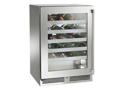 24" Perlick Signature Series Outdoor Wine Reserve - HP24WO32L