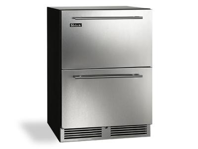 24" Perlick C-Series Indoor Built-In Undercounter Refrigerator Drawers - HC24RB36