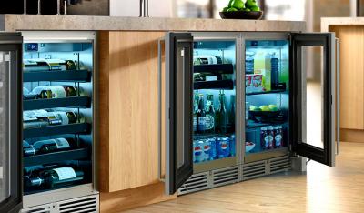24" Perlick Signature Series Sottile Depth Refrigerator - HH24RS31L