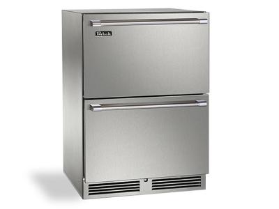24" Perlick Signature Series Indoor Refrigerator Drawers - HP24RS35