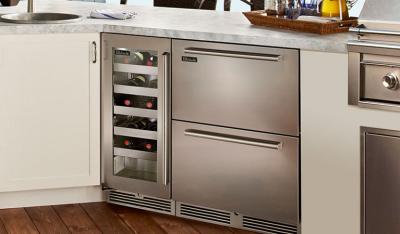 24" Perlick Signature Series Outdoor Refrigerator Drawers - HP24RO36