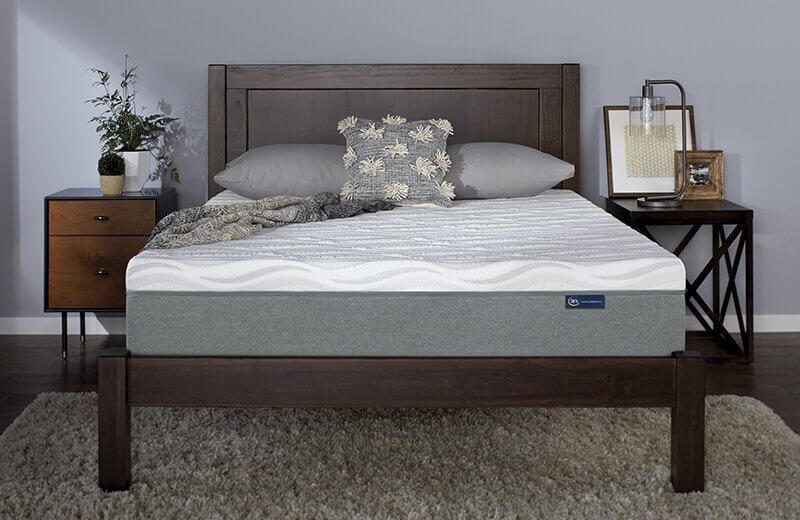 Serta 9 inch mattress on sale in a box