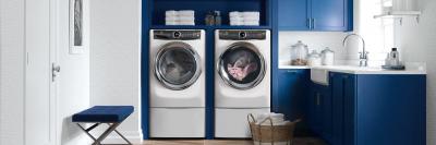 27" Electrolux 8.0 Cu. Ft. Front Load Perfect Steam Electric Dryer With Instant Refresh And 9 Cycles - EFMC627UIW
