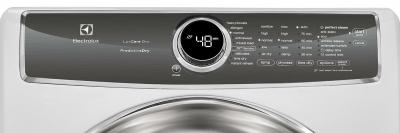 27" Electrolux 8.0 Cu. Ft. Front Load Perfect Steam Electric Dryer With Instant Refresh And 9 Cycles - EFMC627UIW