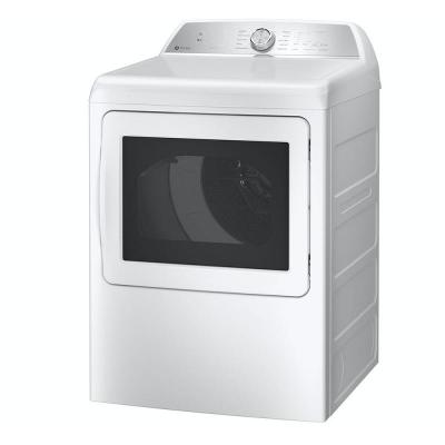 27" GE Profile 7.4 Cu. Ft. Gas Dryer in White - PTD60GBSRWS