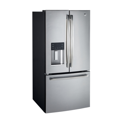 33" GE Profile 23.6 Cu. Ft. French Door Refrigerator In Fingerprint Resistant Stainless Steel - PFE24HYRKFS