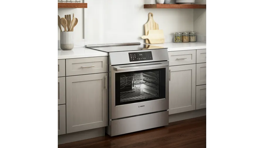 Bosch 800 series induction slide in range deals