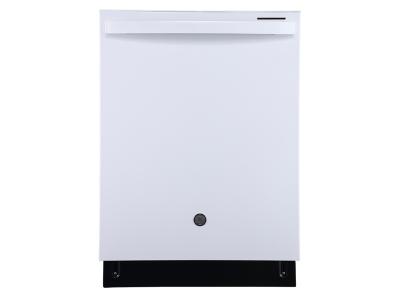 24" GE Built-In Top Control Dishwasher With Steam Prewash In White - GBT640SGPWW