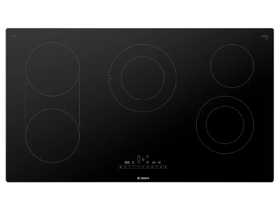 36" Bosch 800 Series Cooktop in Black Surface Mount Without Frame - NET8669UC