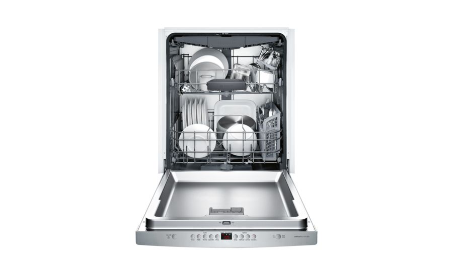 Bosch SHSM63W55N 24 300 Series Built-In Dishwasher Stainless Steel