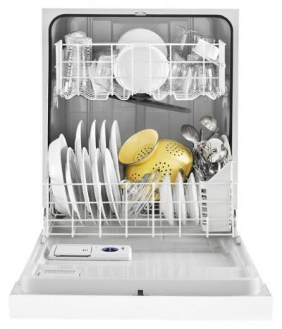 24" Whirlpool Heavy-Duty Dishwasher With 1-Hour Wash Cycle In White - WDF331PAHW