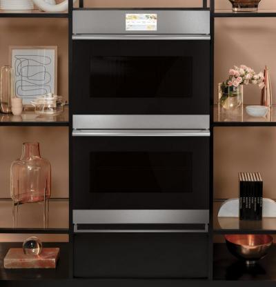 30" Café Smart Double Wall Oven with Convection in Platinum Glass - CTD70DM2NS5