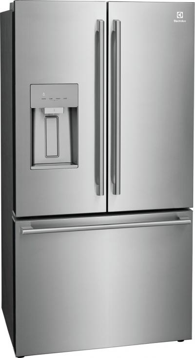 36" Electrolux 22.6 Cu. Ft. 4 Door French Door Counter Depth Refrigerator in Stainless Steel - ERFC2393AS