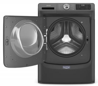 27" Maytag 5.5 Cu. Ft. Front Load Washer with Extra Power and 16-Hr Fresh Hold Option - MHW6630MBK