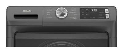 27" Maytag 5.5 Cu. Ft. Front Load Washer with Extra Power and 16-Hr Fresh Hold Option - MHW6630MBK