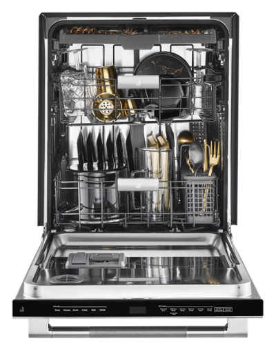 24" Jenn-Air RISE™ 39 dBA Built-In Dishwasher in Stainless Steel - JDPSS244LL