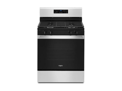 30" Whirlpool 5 Cu. Ft. 4 Burners Freestanding Gas Range in Stainless Steel - WFG515S0MS