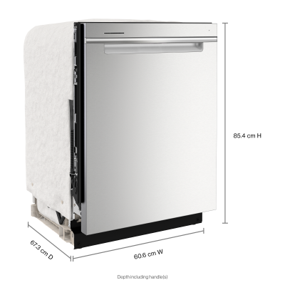24" Whirlpool Dishwasher With 3rd Rack - WDPA70SAMZ