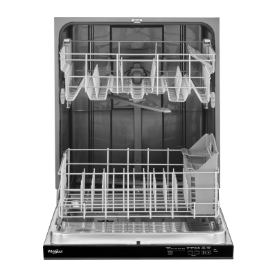 24" Whirlpool 55 DBA Quiet Dishwasher with Adjustable Upper Rack - WDP560HAMB