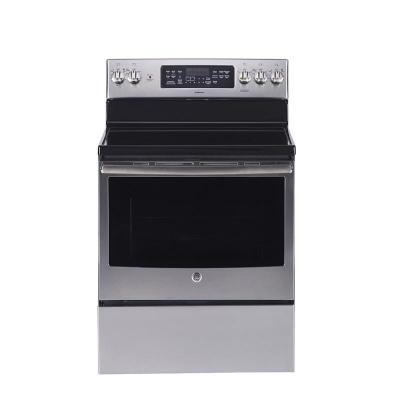 30" GE Adora Free-Standing Self-Cleaning Electric Range with Convection in Stainless Steel - JCB870SNSS