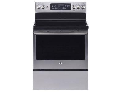 30" GE Adora Free-Standing Self-Cleaning Electric Range with Convection in Stainless Steel - JCB870SNSS
