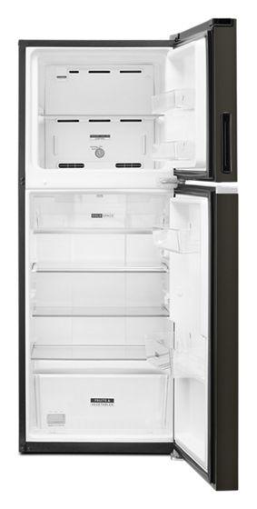 24" Whirlpool 11.6 Cu. Ft. Top-Freezer Refrigerator In Fingerprint Resistant Black Stainless - WRT312CZJV