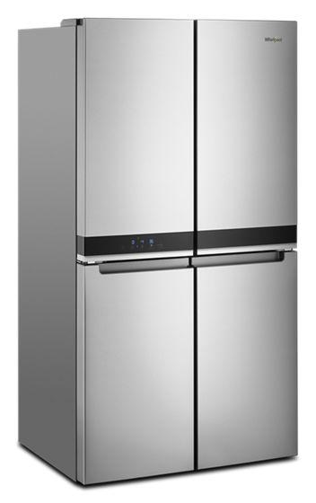 36" Whirlpool 19.4 Cu. Ft. Counter Depth 4 Door Refrigerator  - WRQA59CNKZ