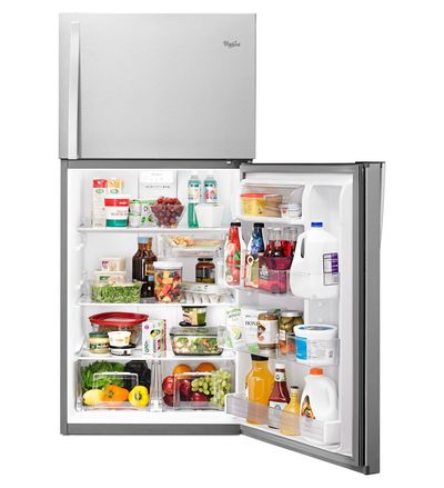 30" Whirlpool 19.2 Cu. Ft. Top-Freezer Refrigerator With LED Interior Lighting - WRT549SZDM