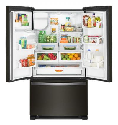 36" Whirlpool 25 Cu. Ft. French Door Refrigerator In Fingerprint Resistant Stainless Steel - WRF555SDHV