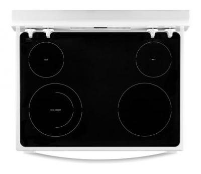 30" Whirlpool 5.3 Cu. Ft. Electric Range With Frozen Bake Technology In White - YWFE515S0JW