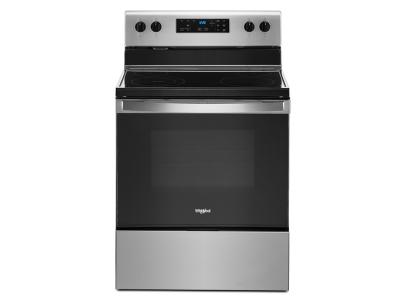 30" Whirlpool 5.3 Cu. Ft. Eelectric Range With Frozen Bake Technology In Stainless Steel - YWFE515S0JS