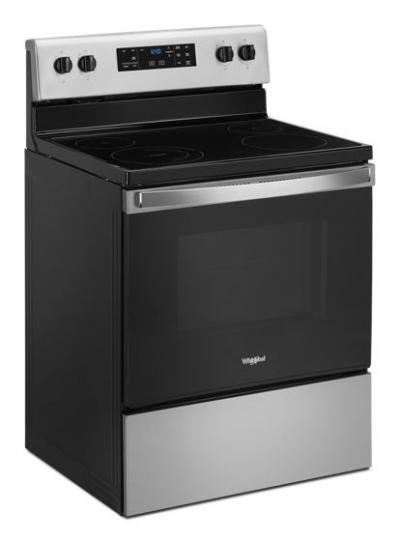 30" Whirlpool 5.3 Cu. Ft. Eelectric Range With Frozen Bake Technology In Stainless Steel - YWFE515S0JS