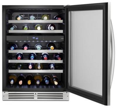 24" Whirlpool Wide Undercounter Wine Center with 46-Bottle Wine Storage - WUW55X24HS