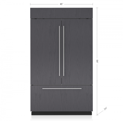 48" SubZero Classic French Door Refrigerator in Panel Ready - CL4850UFD/O