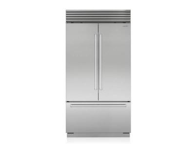 42" SubZero Tubular Handle Classic French Door Refrigerator - CL4250UFD/S/T