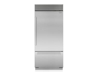 36" SubZero Classic Over-and-Under Refrigerator with Internal Dispenser - CL3650UID/S/P/R