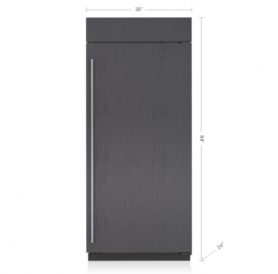 36" SubZero Built-in Left Hinge Classic Freezer In Panel Ready - CL3650F/O/L