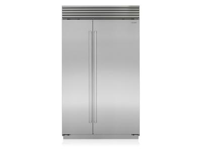 48" SubZero Classic Side-by-Side Refrigerator With Tubular Handle - CL4850S/S/T