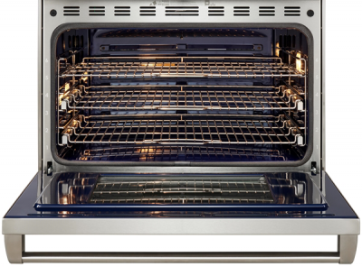 36" Wolf 6.3 Cu. Ft. Dual Fuel Range with 4 Burners and Infrared Charbroiler - DF36450C/S/P/LP